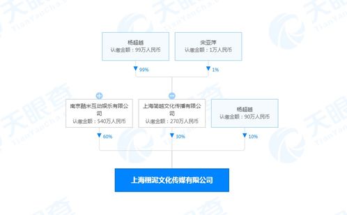 楊超越跨界投資AI領域，新公司布局傳媒與人工智能軟件開發